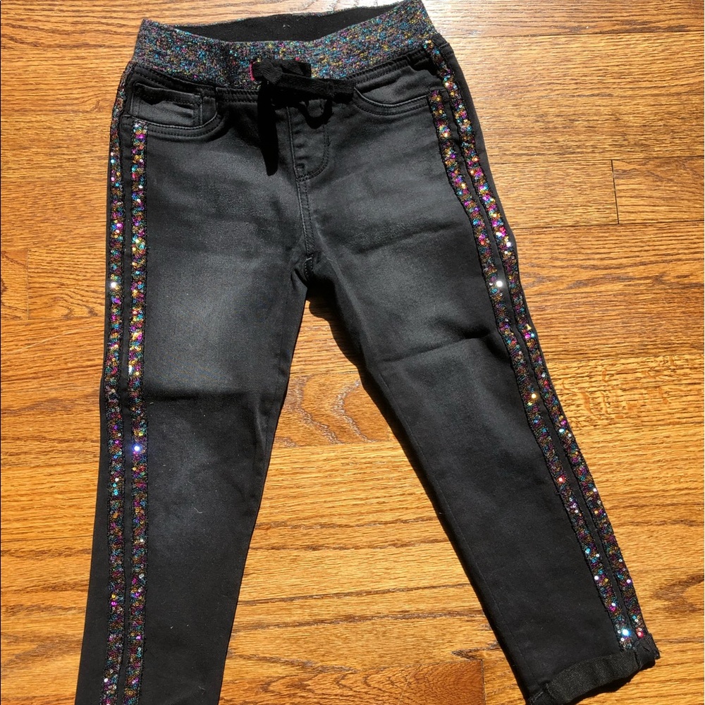 Girls sparkly jeans